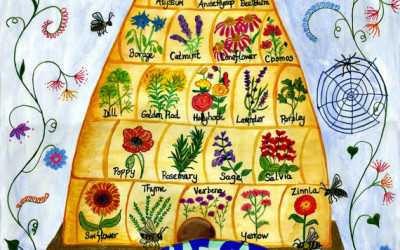 Pollination Poster by Claire Jones